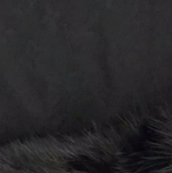 LOUIS VUITTON MONOGRAM SILK WOOL FUR SCARF/81654 - Picture 12 of 13